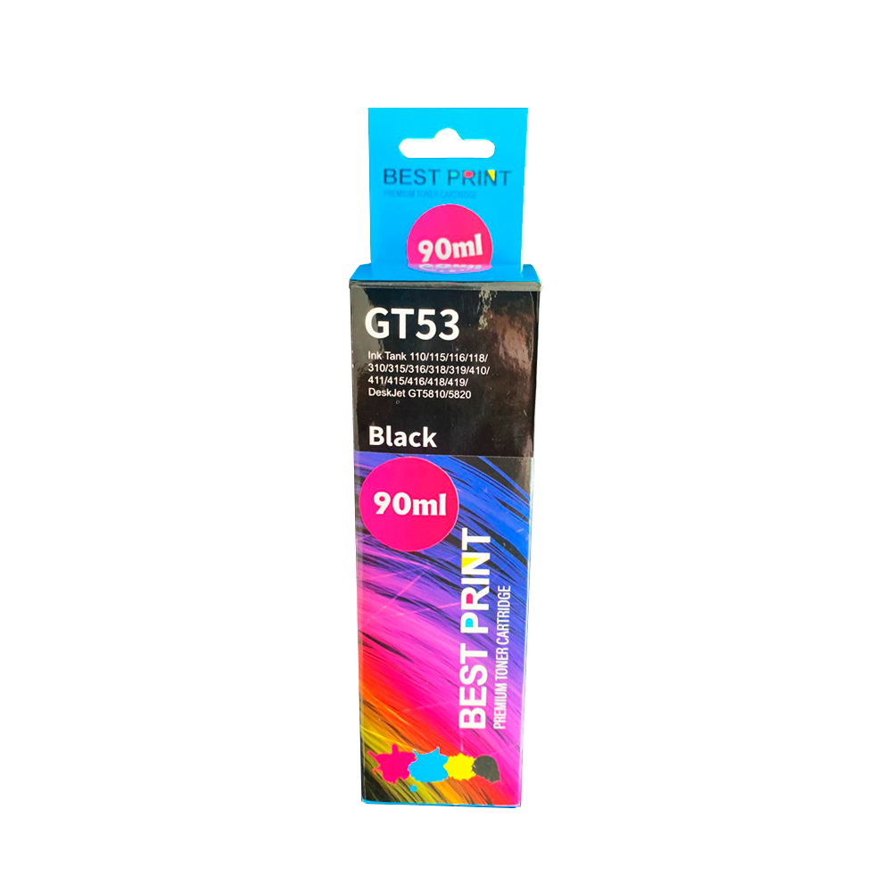 Botella Best Print Tinta GT53BK Black