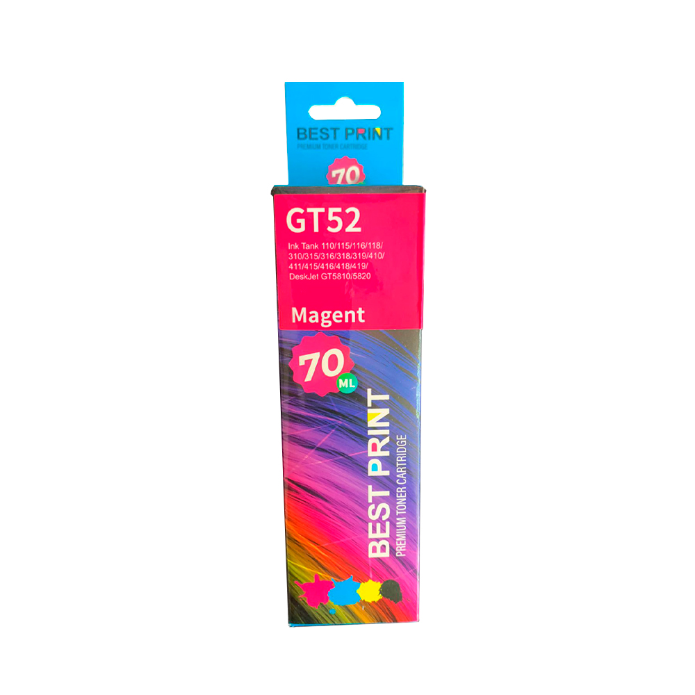 Botella Best Print Tinta GT52M Magenta