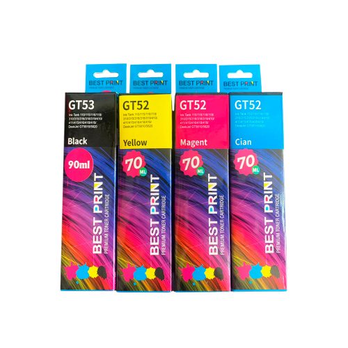 Botella Best Print Tinta GT52Y Yellow - Imagen 2